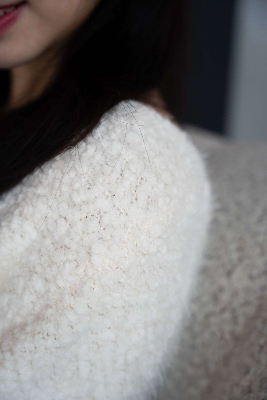 Popcorn Fuzzy Sweater