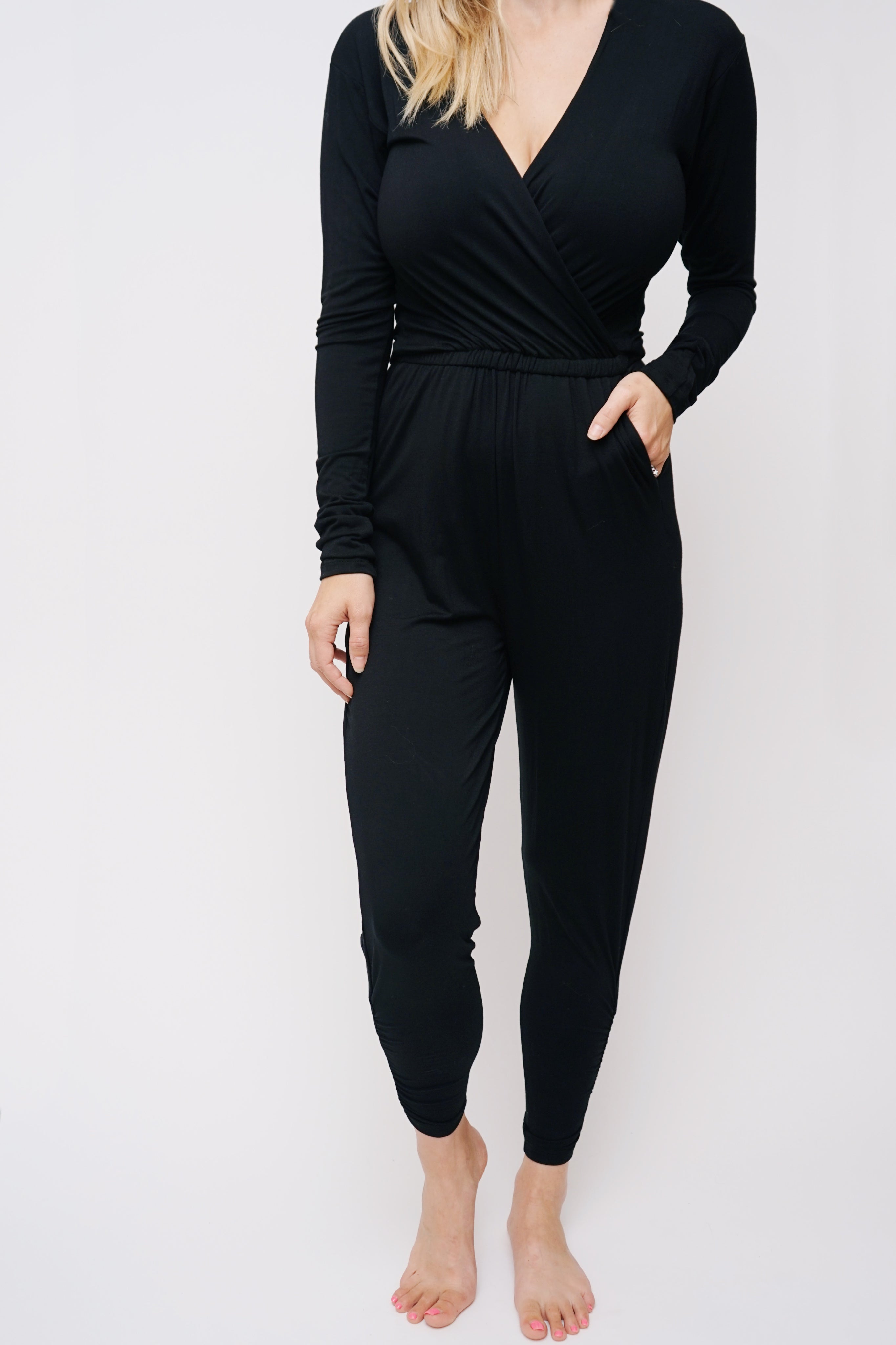 The Heartfelt Long Sleeve Romper - Lav and Kush