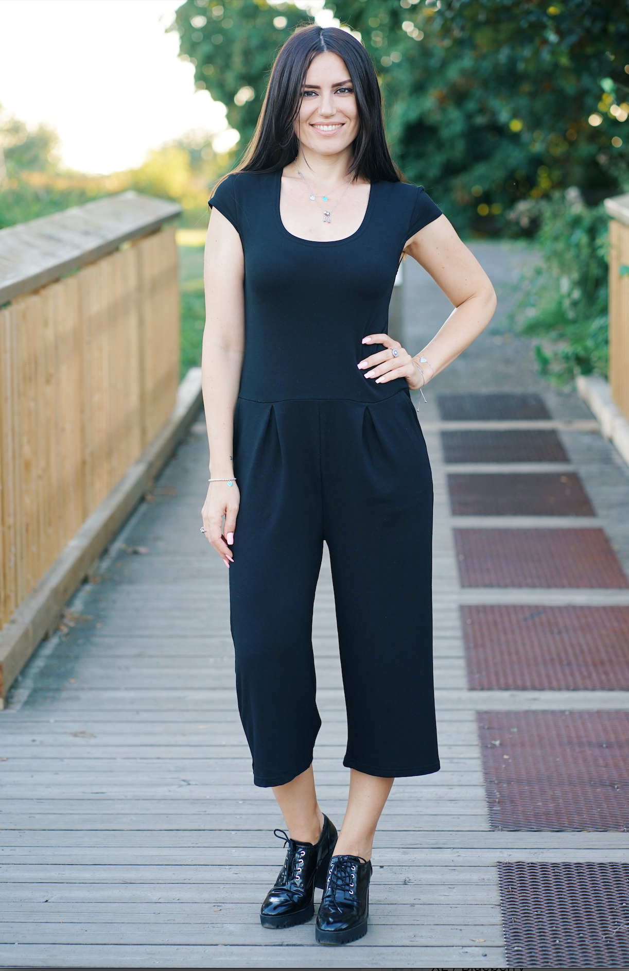 The Everyday Culotte romper